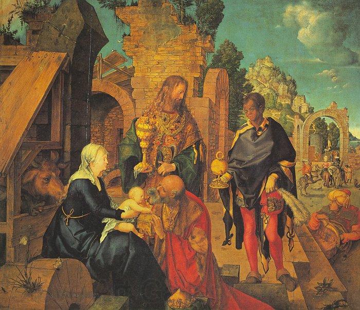 Albrecht Durer The Adoration of the Magi_z Norge oil painting art